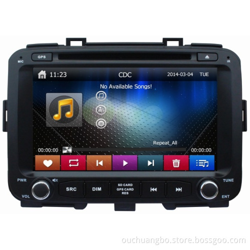Ouchuangbo Auto Radio DVD GPS Navigation Kia Carens 2013 Bluetooth TV SWC Stereo System